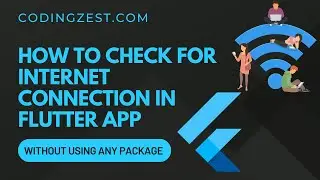 How to Check Internet Connectivity in Flutter Without Using Any Package | Check Internet Connection