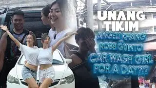 CARWASH GIRL FOR A DAY! | Angeli Khang and Robb Guinto