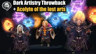 Dota 2 Invoker Dark Artistry Throwback + Acolyte of the lost arts