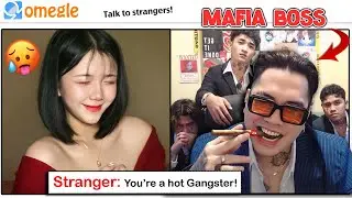 I PRETENDED to be A MAFIA BOSS on OME TV | OMEGLE | and She fell in love?