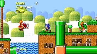 Sonic 2... 'Mushroom Kingdom Zone' (act 1)