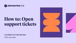 How to open an Elementor support ticket