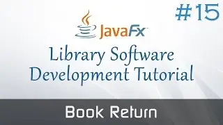 JavaFX Library Software #15 : Book Return