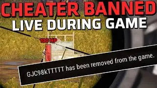 CHEATER BANNED LIVE WHILE SPECTATING  - PUBG