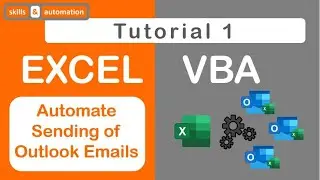 Send Basic Outlook Emails using Excel VBA (Tutorial 1: Send Outlook Emails)