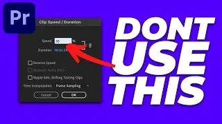 Youve Been Doing Speed Ramps WRONG This Entire Time (Premiere Pro Tutorial)