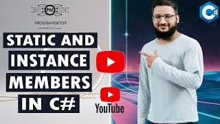 Static And Instance Members of a Class In C# | C# Non-Static & Static Members | Csharp (Hindi/Urdu)