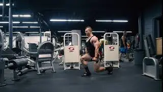 Dumbbell Walking Lunge