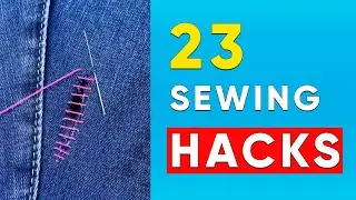 How to Sew a Hole in Pants (23 SEWING HACKS)