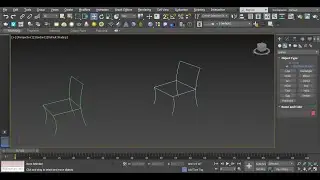 Chair Modeling with SPLINE in 3ds max