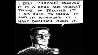 King of the Hill, but it's Blood Meridian