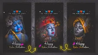 Krishna Janmashtami Video Editing Alight Motion | Krishna Janmashtami Status Editing | Radhe Krishan