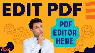 How to edit PDF files | PDF Editor | Adobe Alternative | Best | Online | Foxit