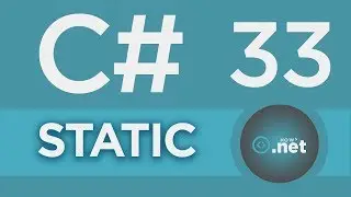 33. C# - Static