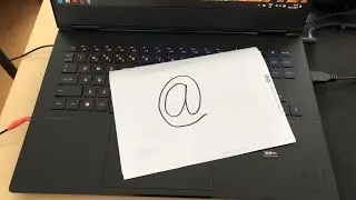 Как поставить @ собаку на ноутбуке HP