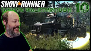 How to do Georesearch contracts in Quarry & UPGRADE locations | SnowRunner Taymyr Walkthrough