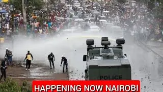 HAPPENING NOW! RUTO MUST GO! DEMONSTRATIONS ROCKS IN NAIROBI CBD |POLICE VS ANGRY RAILA SUPPORTERS.