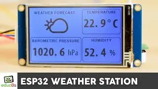 ESP32 WiFi Weather Station Project with a Nextion Display and a BME280 sensor