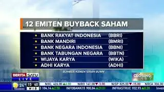 KemenBUMN: Ada 12 Emiten Akan Buyback Saham