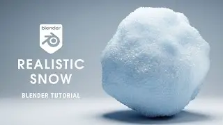 How To Make REALISTIC SNOW Shader in Blender | Blender Tutorial
