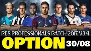 OPTION FILE PROFESSIONALS PATCH 30/08 DOWNLOAD PES 2017 PC