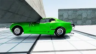 Cars VS Short Bridge #4 - Speed 4x4 Sports Clash - BeamNG Drive