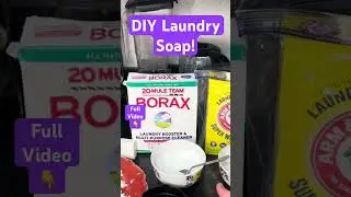 Diy Laundry Soap Detergent At Home #shorts