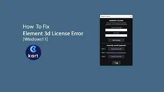 How To Fix Element 3d Plugin License Error [Window 11] #elements #e3d #aftereffects #viralvideo