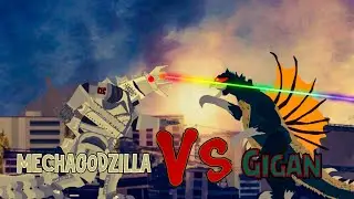 Mechagodzilla vs Gigan (рисуем мультфильмы 2|Animation)