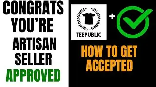 How I got Teepublic ARTISAN Account (with Proof) | No More Deleting of NEW Accounts