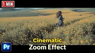 How to do Cinematic Zoom Effect in Premiere Pro in 1 Minute | Best Way
