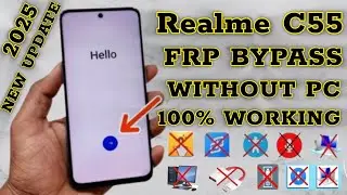 REALME C55 FRP BYPASS || REALME C55 FRP BYPASS WITHOUT PC || REALME C55 FRP BYPASS 2025