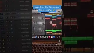 Logic Pro: The Semicolon Shortcut Key #Shorts
