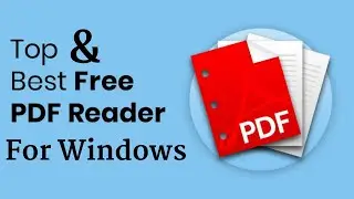 best PDF reader for Windows, free pdf reader for Windows