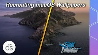 Trying to recreate macOS Wallpapers in Microsoft Flight Simulator 2020!