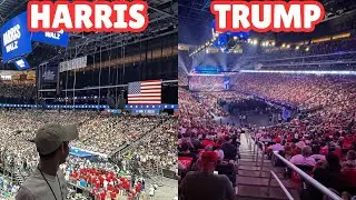 Trump *SELLS OUT* the same arena Kamala couldn't fill