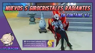 5 NUEVOS GIROCRISTALES RADIANTES En Fontaine 4.6 Genshin Impact Español