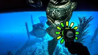 [RARE MOMENT] Walking On The Water Surface With Giant Fish (ZOONOMALY)