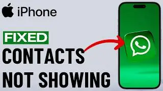 [FIX] WhatsApp Not Showing Contacts on iPhone