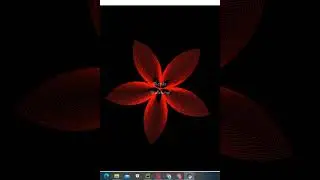 Beautiful flower in python by using turtle || 