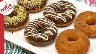 Tek Ölçüden 25 Adet Donut 🍩 Hazırlarından Daha Güzel Tam Ölçülü Donut Tarifi 😍