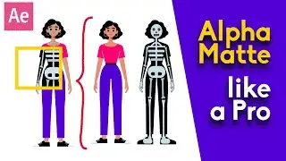Learn How to Alpha Matte in After Effects | X-ray effect