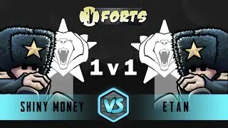 [Cast] ShinyMoney vs Etan - 1v1 Ranked Forts RTS - Gameplay