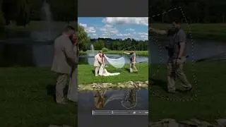Creating flying wedding veil portraits #phototricks #photoediting #weddingportrait #weddingportraits