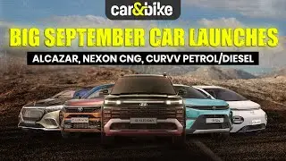 Top 5 Car Launches In September: Tata Curvv, Hyundai Alcazar, MG Windsor EV & More