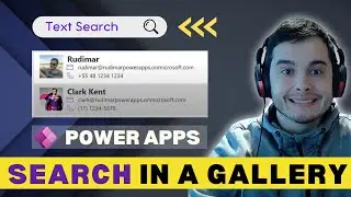 How to Search Gallery Content Using Text Input in Power Apps