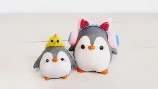 How To Make Cute Penguins | Polymer Clay Tutorial
