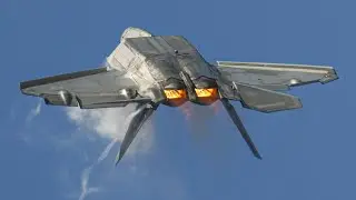 The Surreal F-22 Raptor Mesmerising Display Over The Skies Of San Francisco  Fleet Week 2024 - 4K