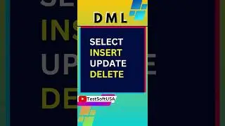 DML commands in SQL | TestSoftUSA #shorts