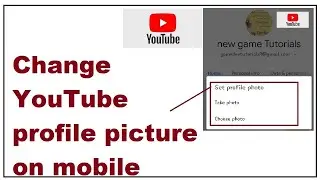 How to change YouTube profile picture on Android mobile